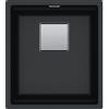 Franke Lavello una vasca Vasche Kubus 2 Sottotop KNG 110-37 125.0529.308 finitura fragranite nero da 37x42 cm