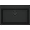 Franke PRONTA CONSEGNA - Franke: Lavello una vasca Vasche Sopratop Maris MRG 610-72 TL 114.0661.666 finitura fragranite black matt da 76x51 cm