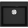 Franke PRONTA CONSEGNA - Franke Lavello una vasca Vasche Sopratop Maris MRG 610-52 TL 114.0661.643 finitura fragranite nero da 56x51 cm