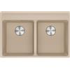 Franke: Lavello due vasche Vasche Sopratop Maris MRG 620-35-35 TL 114.0661.681 finitura fragranite avena da 76x51 cm