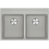 Franke: Lavello due vasche Vasche Sopratop Maris MRG 620-35-35 TL 114.0661.677 finitura fragranite alluminio da 76x51 cm