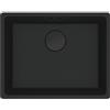 Franke PRONTA CONSEGNA - Franke: Lavello una vasca Vasche Sopratop Maris MRG 610-52 114.0661.658 fragranite black matt da 56x44 cm