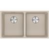 Franke PRONTA CONSEGNA - Franke Lavello due vasche Vasche Sopratop Maris MRG 620-35-35 114.0661.687 finitura fragranite sahara da 76x44 cm