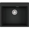 Franke PRONTA CONSEGNA - Franke Lavello una vasca Vasche Sopratop Centro MRG 610-54 FTL 114.0661.699 finitura fragranite black matt da 59x50 cm