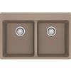 Franke Lavello due vasche Vasche Sopratop Centro MRG 620-34-34 FTL 114.0661.696 finitura fragranite oyster da 76x50 cm