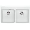 Franke Lavello due vasche Vasche Sopratop Centro MRG 620-39-39 FTL 114.0666.366 finitura fragranite bianco da 86x50 cm