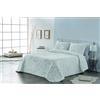VIALMAN Copriletto Bouti Leggero Sofia 29 con Un Design in Cashmere per Letto Matrimoniale da 150 cm | Copriletto Cachemire 150 | Copriletto Paisley 250 x 270 cm, Colore Bianco