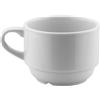 KUTAHYA SERAMIK Ent bianco tazza tè cl 17 senza piatto (minimo 6 pezzi)
