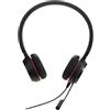 Jabra Evolve 20SE UC Stereo Auricolare Cablato A Padiglione Ufficio USB tipo Bluetooth Nero