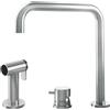 Barazza Miscelatore con comando remoto e doccino estraibile KIT TOP 1RUBMRKT finitura inox AISI 316 satinato