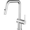 Barazza Miscelatore monocomando con doccia estraibile EVO DOCCIA 1RUBEVD finitura inox satinato
