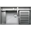 Barazza Lavello una vasca LAB KIT 1LLB91K finitura inox satinato da 86x51 cm Con kit accessori e miscelatore - IN PROMOZIONE FINO AL 15/06