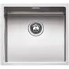 Barazza PRONTA CONSEGNA - Barazza Lavello sottotop a una vasca QUADRA R15 1x4540S finitura inox satinato da 45x40 cm