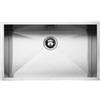 Barazza Lavello sottotop a una vasca QUADRA R0 1Q7040S finitura inox satinato da 70x40 cm