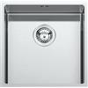 Barazza Lavello una vasca quadra R12 1QR406 finitura inox AISI 316 satinato da 40x40 cm