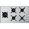 Barazza Piano cottura a gas SELECT PLUS 1PSP95 finitura inox satinato da 86 cm