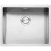 Barazza Lavello sottotop a una vasca R12 1QR50S finitura inox satinato da 53x43 cm
