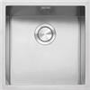 Barazza Lavello una vasca R12 1QR40I finitura inox satinato da 45.5x45.5 cm