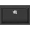 Barazza Lavello una vasca SOUL 1LSO81N finitura b_granite nero da 79.5x50.5cm
