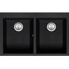 Barazza Lavello due vasche SOUL 1LSO82N finitura b_granite nero da 79x50 cm - IN PROMOZIONE FINO AL 15/06