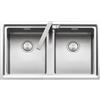 Barazza Lavello due vasche EASY 1LES92P finitura inox satinato da 86x51 cm - IN PROMOZIONE FINO AL 15/06