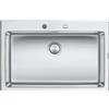 Barazza PRONTA CONSEGNA - Barazza Lavello una vasca B_OPEN 1LBO81 finitura inox satinato da 79x51 cm