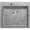 Barazza Lavello una vasca UNIQUE 1LUN61 finitura inox vintage da 58x51 cm - IN PROMOZIONE FINO AL 22/06
