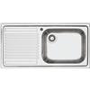 Barazza Lavello a una vasca con gocciolatoio sx B_FAST 1LFS10S finitura inox satinato da 100x50 cm gocciolatoio a sinistra