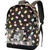 Oh My Pop! Gummy-Zaino HS Clear, Multicolore, 30 x 41 cm, Capacità 22 L