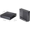 SILVERSTONE Case SilverStone SST-PT13B-USB3.0 Petit Thin Mini-ITX Nero