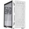 SILVERSTONE Case SilverStone Fara H1M Micro-ATX Vetro Temperato Bianco