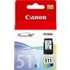 CANON Cartuccia Canon CL-511 2972B001 Ciano Magenta Giallo