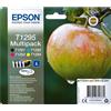 EPSON Multipack Epson nero / ciano / magenta / giallo C13T12954012 T1295 4 cartucce d'inchiostro T1291 + T1292 + T1293 + T1294
