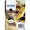 EPSON Cartuccia Epson d'inchiostro nero C13T16214012 T1621 ~175 pagine 5,4ml standard