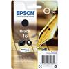 EPSON Cartuccia Epson d\'inchiostro nero C13T16214012 T1621 175 pagine 5,4ml