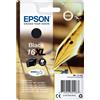 EPSON Cartuccia Epson d'inchiostro nero C13T16314012 T1631 ~500 pagine 12,9ml Cartuccie d´inchiostro XL