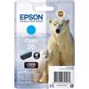 EPSON Cartuccia Epson d\'inchiostro ciano C13T26124012 T2612 300 pagine 4,5ml