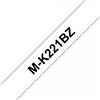 BROTHER Nastro Brother M-K221BZ M-K221 Laminato Nero Su Bianco