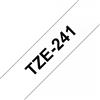 BROTHER Nastro Brother Laminato Nero Su Bianco TZe-241 TZ-241 18mm x 8m