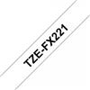 BROTHER Nastro Brother Laminato Nero Su Bianco TZe-FX221 TZ-FX221 9mm x 8m