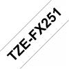 BROTHER Nastro Brother Laminato Nero Su Bianco TZe-FX251 TZ-FX251 24mm x 8m