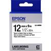 EPSON Nastro Epson Laminato Nero Su Bianco C53S654021 LK-4WBN 12mm x 9m