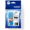 BROTHER Multipack Brother nero / ciano / magenta / giallo LC-421 LC421VAL ~800 Pagine
