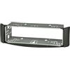 tomzz Audio 2451-020 Cornice radio compatibile con Smart fortwo (450) 1998-2007 grigio scuro con scanalatura in metallo