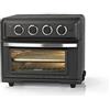 CUISINART TOA60E Air Fryer Mini Oven, Forno elettrico e friggitrice ad aria, 7 funzioni, friggitrice ad aria, forno, arrosto, grill, tostatura, panini, mantenimento del calore, grigio antracite