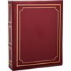 ARPAN - Album per foto con 40 fogli e 80 lati, 28,5 x 23 x 5,5 cm, colore: Borgogna