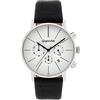 Gigandet Minimalism Orologio Uomo Cronografo Analogico Quartz Argento Nero G32-001