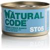 Natural code steril05 gatto tonno e pesce bianco 85 gr