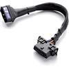 Bbfly-A15 OBD II OBD2 Adattatore cavo prolunga splitter 16 pin, estensione 30 cm