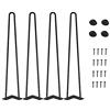 WINSOON Set di 4 Gambe per mobili 71 cm gambe tavolo per la protezione del pavimento per tavolini scrivanie moderne e comodini